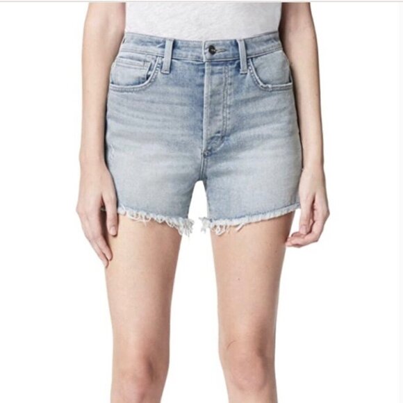 Joe's Jeans Pants - Joe’s Jeans 24 Kinsley High Rise 4” Denim Women’s Shorts Light Wash Distressed